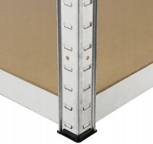 Bauerkraft Regał metalowy magazynowy 180x90x40 cm 7