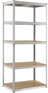 Bauerkraft Regał metalowy magazynowy 180x90x40 cm 9