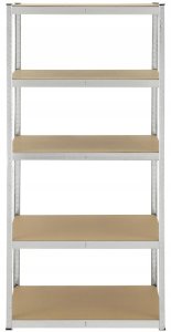 Bauerkraft Regał metalowy magazynowy 180x90x40 cm 10