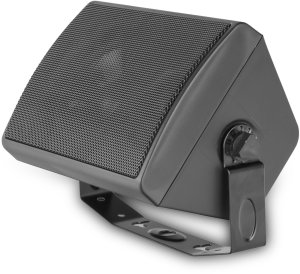 Zestaw czarnych głośników naściennych 8x 4'' ze wzmacniaczem one size 20