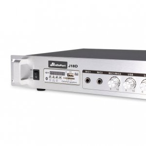 Zestaw czarnych głośników naściennych 8x 4'' ze wzmacniaczem one size 7