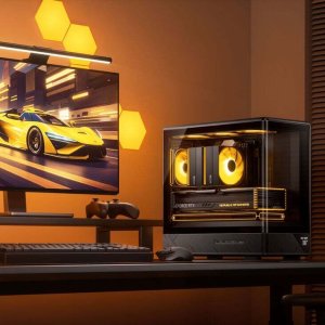 Obudowa Jonsbo D200 Midi-Tower, mATX, Tempered Glass, Mini Temp Display - czarny 3