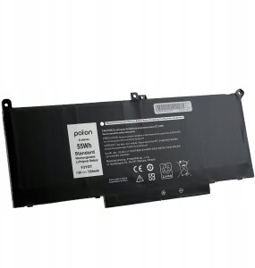 Bateria do lapotpa DELL F3YGT Latitude 7280 7290 7380 7390 7480 7490 7200mAh 6