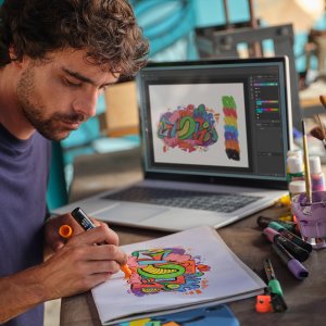 Laptop HP Envy 17-da0013dx / 9S1R7UA / Intel Ultra 7 / 32GB / SSD 2TB / Intel ARC / FHD / Dotyk / Win 11 7