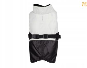 JACKET FOR DOGS FLUO BLACK. WHITE 50 3