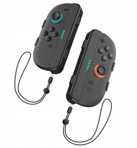 JYS 2x Uchwyt Grip na Joy-Con Pionowy + Pasek do Nintendo Switch 2 Czarny (SB11088) 4