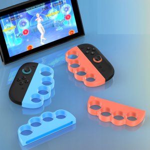 2x Uchwyt Bokserski Box Na Joy-con Nintendo Switch 2 / Nsw2 / Fitness Boxing / Jys-ns2298 / Niebieski - Pomarańczowy 8