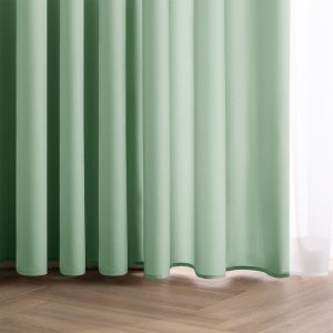Zasłona gotowa CARLI na taśmie gładka 200x270 miętowa do salonu Restilo 6
