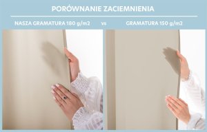 Zasłona gotowa CARLI na taśmie gładka 140x270 cm j. beżowa Restilo 10