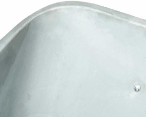 vidaXL Wózek Srebrny i czarny 137 x 60 x 65,5 cm Stal 8