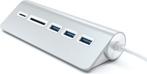 HUB USB Satechi 1x SD 1x microSD  + 3x USB-A 3.0 (ST-3HCRS) 2