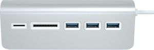 HUB USB Satechi 1x SD 1x microSD  + 3x USB-A 3.0 (ST-3HCRS) 3
