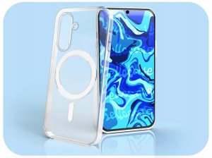 Etui Do Magsafe Do Samsung Galaxy A56 (Przezroczyste, Ochronne)   Szkło 5