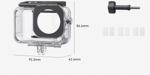 Obudowa Wodoszczelna Wodoodporna Podwodna 60m do Kamery DJI Osmo Action 6 / S4-WTP-12 10