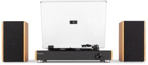 Gramofon z głośnikami vintage RP335BB jasny brąz Audizio one size 13