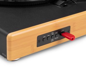 Gramofon z głośnikami vintage RP335BB jasny brąz Audizio one size 8