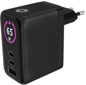 Mobile Origin 65W GaN Display Charger PW20 - 2x USB-C + USB-A 3