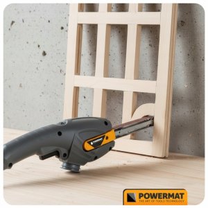 SZLIFIERKA TAŚMOWA PALCOWA 400W 900-1400M/MIN ZESTAW 3 PROWADNICE WALIZKA 8