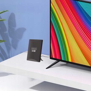 Antena do Telewizji TV Naziemnej DVB-T2 HEVC 2w1 Zewnętrzna Wewnętrzna 4K Zenwire  HDAT80 7