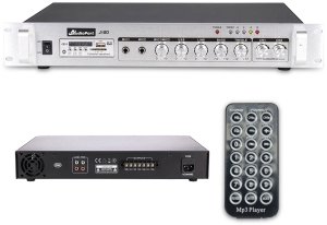 Zestaw czarnych głośników wiszących 6 x 5.5" AW32-B ze wzmacniaczem one size 3