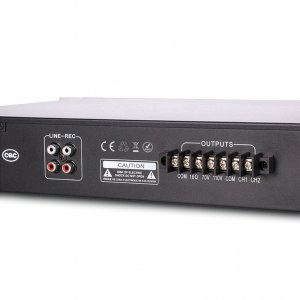 Zestaw czarnych głośników wiszących 6 x 5.5" AW32-B ze wzmacniaczem one size 10