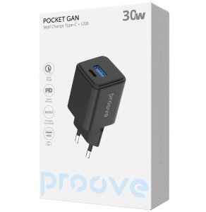 Ładowarka sieciowa Proove Pocket GaN 30W (Type-C + USB) 2
