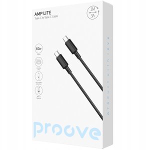 Kabel USB-C Proove AMP Lite Type-C to Type-C 60W (1m) 2