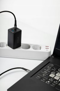 Ładowarka sieciowa Proove Pocket GaN 65W black (2*Type-C + USB) 4