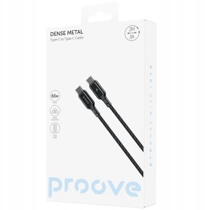 Kabel USB Proove Dense Metal Type-C to Type-C 60W (2m) 6