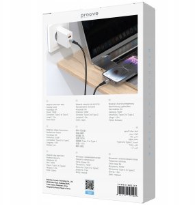 Kabel USB Proove WireX Pro Type-C to Type-C black 100W (1.5m) 5