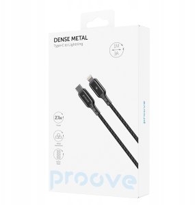 Kabel USB Proove Dense Metal Type-C to Lightning 27W (1m) 5