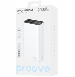 Powerbank Proove Hyper Flux Plus white 22.5W 20000mAh 5