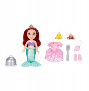 Jakks Pacific Disney Little Mermaid Ariel Mini Doll 16 cm + akcesoria 4