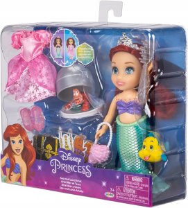 Jakks Pacific Disney Little Mermaid Ariel Mini Doll 16 cm + akcesoria 8