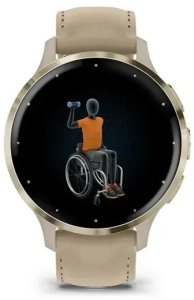 Garmin 010-02785-55 smartwatch / zegarek sportowy 3,05 cm (1.2") AMOLED 41 mm Cyfrowy 390 x 390 px Ekran dotykowy Złoto Wi-Fi GPS 6