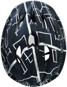 Kask dziecięcy NEXELO VIA Matt  lekki i regulowany Rozmiar kasku: M(53-55cm), Wybierz kolor: Black/silver 4