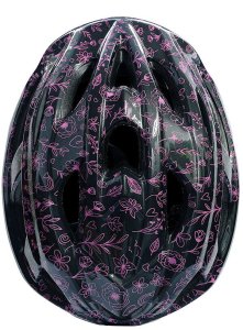 Kask dziecięcy NEXELO VIA Shiny  lekki i regulowany Rozmiar kasku: M(53-55cm), Wybierz kolor: Black/Pink 4