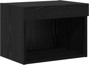 Jednostki TV na ścianę z LED 5 pcs Czarny Dąb 80 x 30 x 40 cm 6