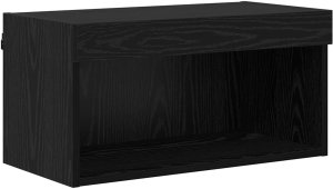 Jednostki TV na ścianę z LED 5 pcs Czarny Dąb 80 x 30 x 40 cm 7