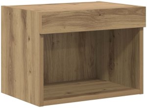 Jednostki TV na ścianę z LED 5 pcs Dąb rzemieślniczy 80 x 30 x 40 cm 6