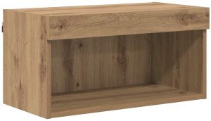 Jednostki TV na ścianę z LED 5 pcs Dąb rzemieślniczy 80 x 30 x 40 cm 7