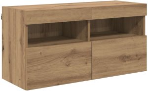 Jednostki TV na ścianę z LED 5 pcs Dąb rzemieślniczy 80 x 30 x 40 cm 8