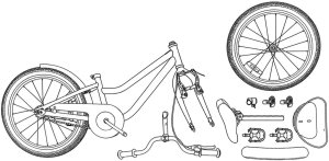 vidaXL Rower Dziecięcy 20 Cali dla dzieci w wieku 6-11 lat 8