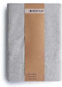 Zasłona blackout 100% CORITA szara 140x250 taśma wave RESTILO 7