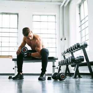 Zestaw hantli gumowanych 20kg 2x10kg 4