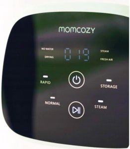 Momcozy Myjka do butelek sterylizacja parowa suszenie 19-min cykl 2