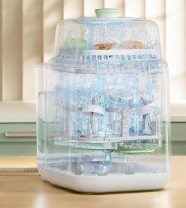 Momcozy Myjka do butelek sterylizacja parowa suszenie 19-min cykl 5