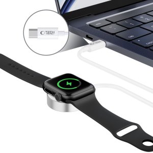 Ładowarka indukcyjna magnetyczna do Apple Watch USB-C 1.2m - biała Ładowarka indukcyjna magnetyczna do Apple Watch USB-C 1.2m - biała 4