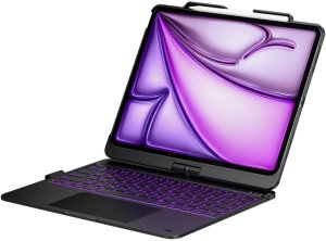 Etui Typecase Flexbook Touch z klawiaturą do iPad Air 13" 2024/2025 czarny 3