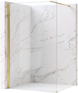 Kabina prysznicowa Walk-In Rea Flexi Transparent / Gold 100 10
